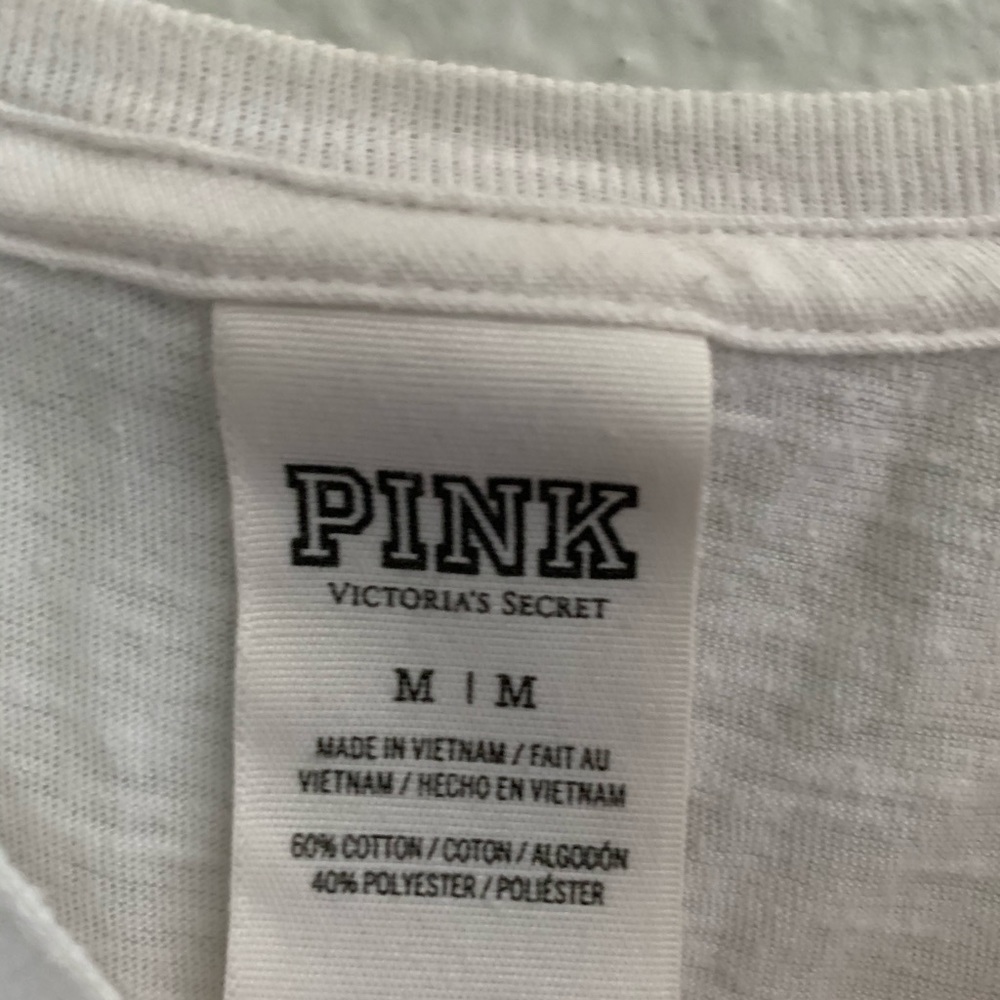 PINK white tee - Picture 3 of 3